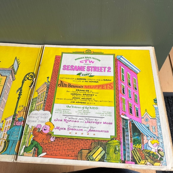 Vintage 1971 Sesame Street 2 Album Book (No Record) - Picture 4 of 5